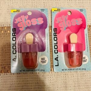 LA Colors Jelly Gloss Cherry & Grape Popsicle Lip Gloss Spring 2024 Collection